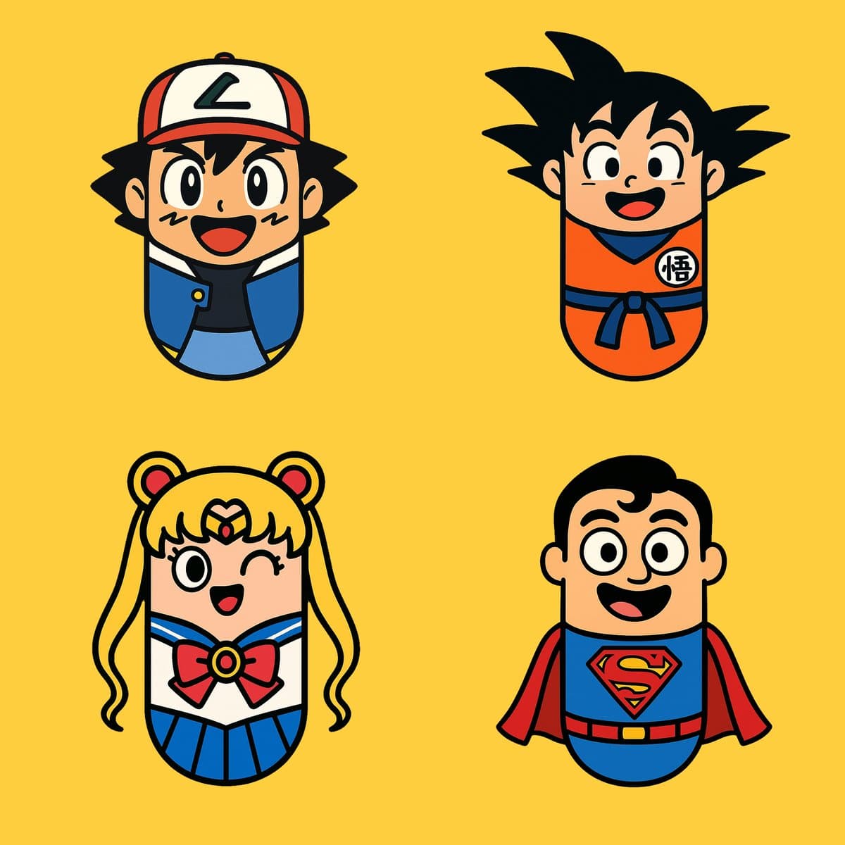 Мультяшный образ таблетки