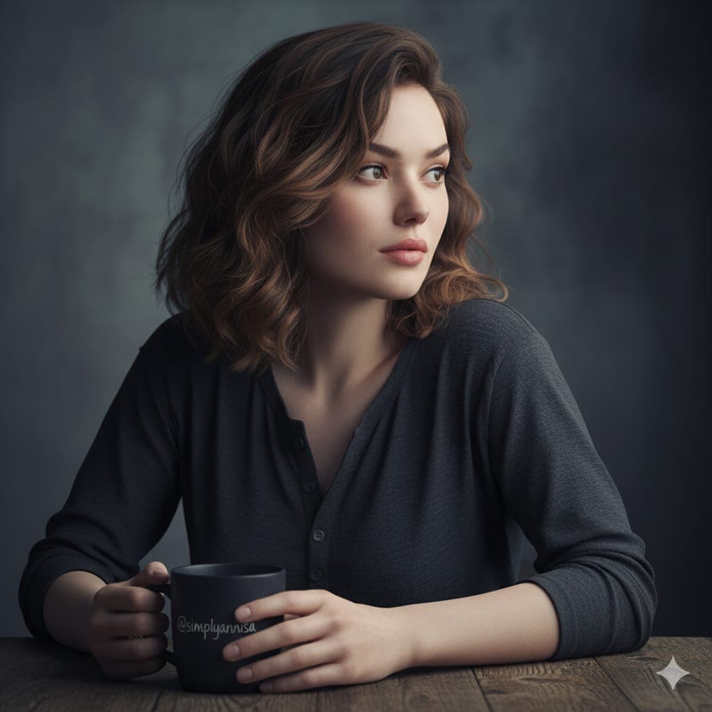 Surreal cinematic portrait