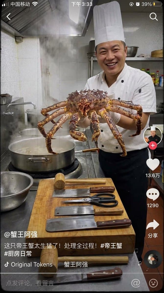 Captura de TikTok falsificada