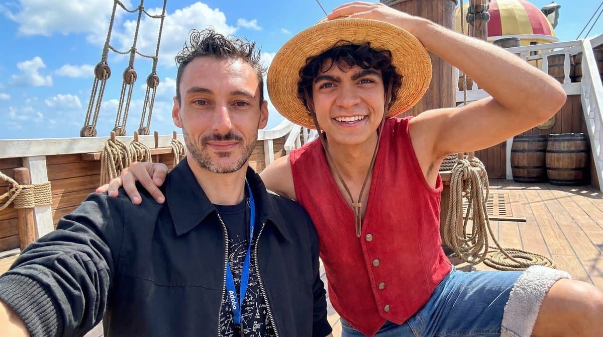 Una selfie súper genial con Luffy