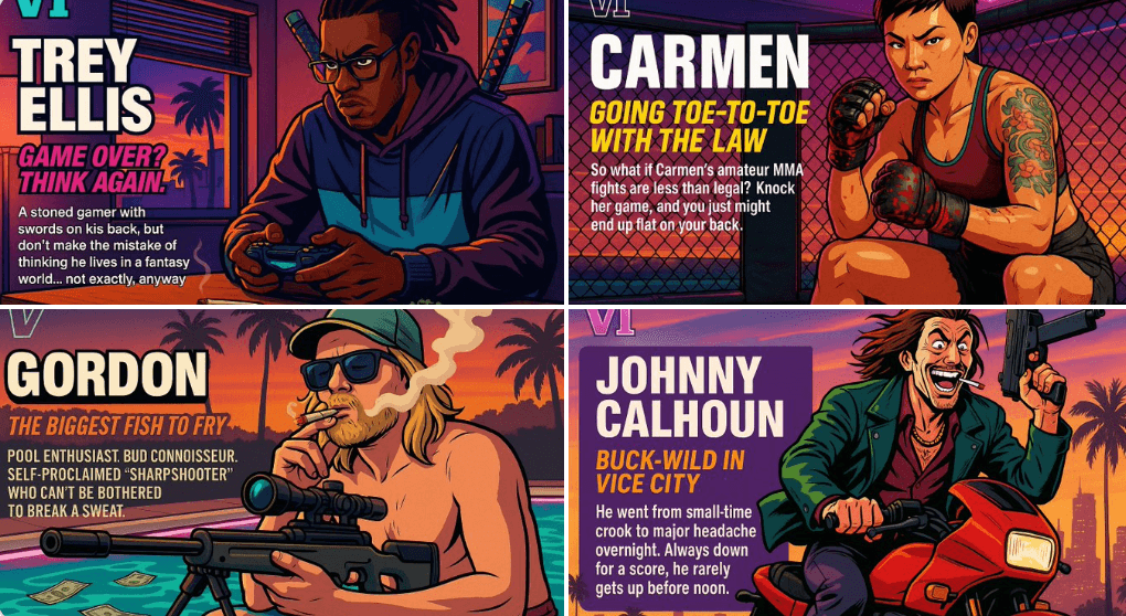 创建你自己的GTA角色