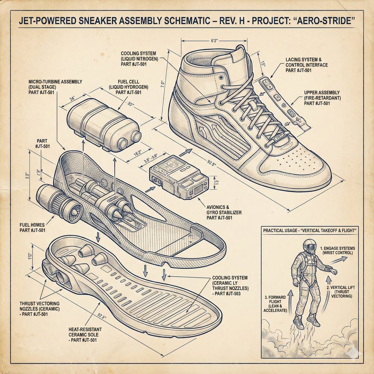 超逼真的爆炸式技术视图