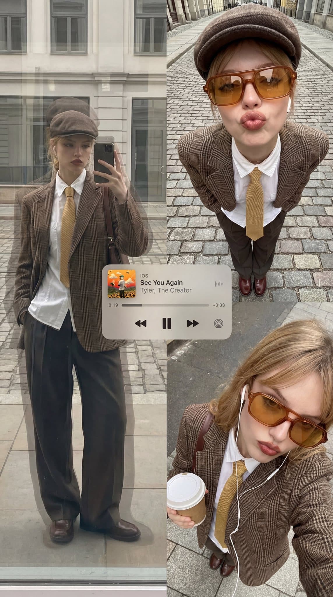 Urban streetwear editorial collage