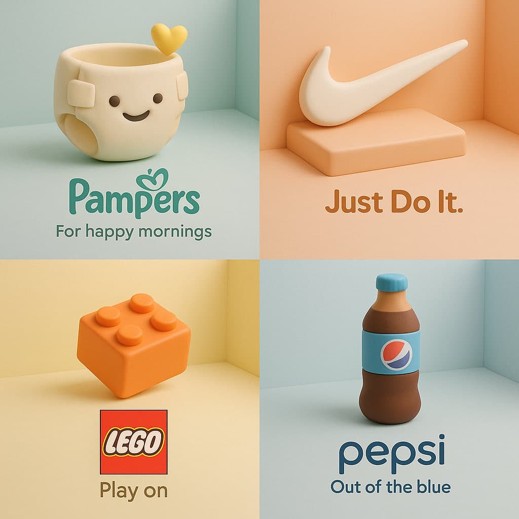 3D Cartoon Sculpture Style