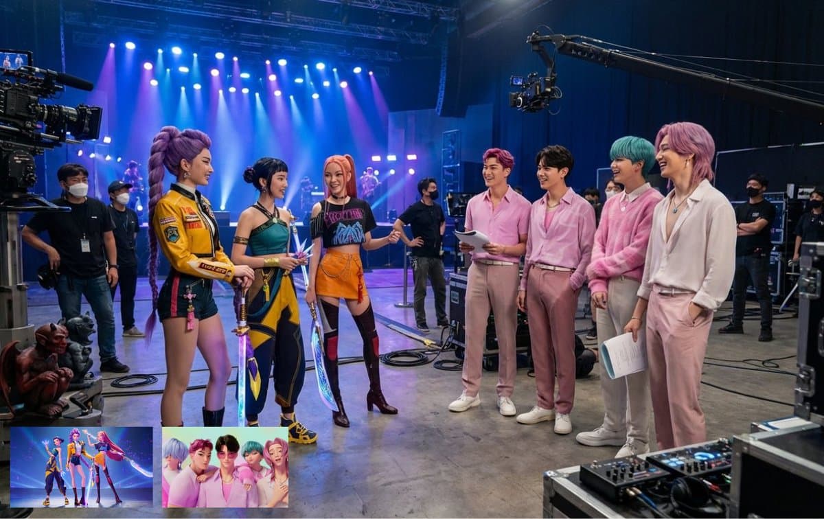 Leaked photos from a live-action film set