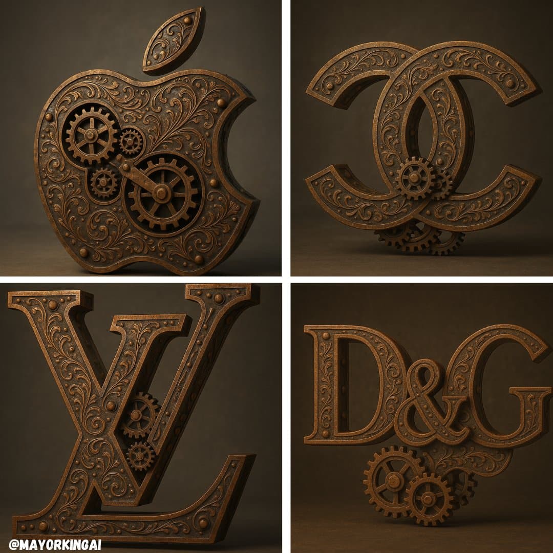 3D Steampunk Logo